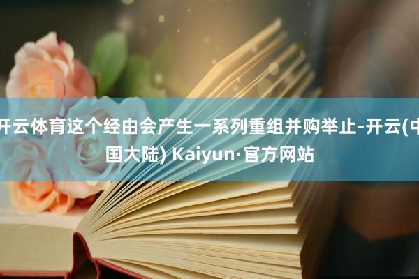 开云体育这个经由会产生一系列重组并购举止-开云(中国大陆) Kaiyun·官方网站